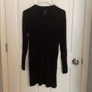 Black Forever 21 ribbed dress